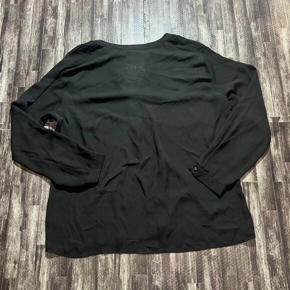 NikiMoto Women's Black Long Sleeve Blouse - Picture 3 of 3